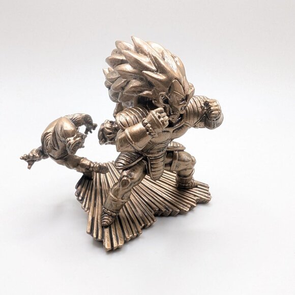 Dragon Ball Z Capsule Figure Neo Raditz Son Goku Piccolo Mega House Gold Edition - Picture 1 of 8